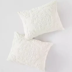 Kirklands Home Comforters|Medallion California King 3-pc. Comforter Set White