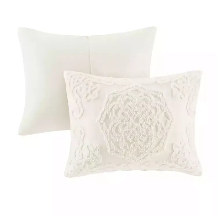 Kirklands Home Comforters|Medallion California King 3-pc. Comforter Set White