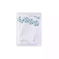 Kirklands Home Bed Sheets|Medallion Hem Microfiber 4-pc. Full Sheet Set