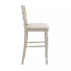 Kirklands Home Bar Stools & Counter Height Stools|Melvin Distressed wash Bar Stool White