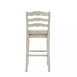 Kirklands Home Bar Stools & Counter Height Stools|Melvin Distressed wash Bar Stool White