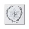 Best Menorah Wreath Canvas Art Print Hanukkah Decorations