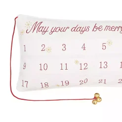Best Merry & Bright Advent Calender Lumbar Pillow Christmas Pillows
