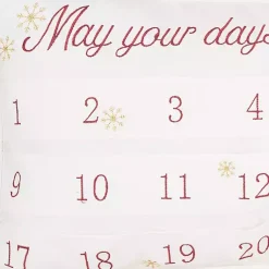 Best Merry & Bright Advent Calender Lumbar Pillow Christmas Pillows