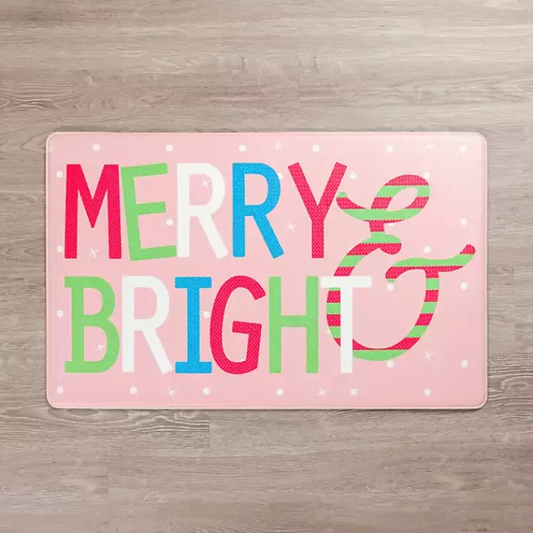 Kirklands Home Kitchen & Floor Mats|Merry & Bright Kitchen Mat