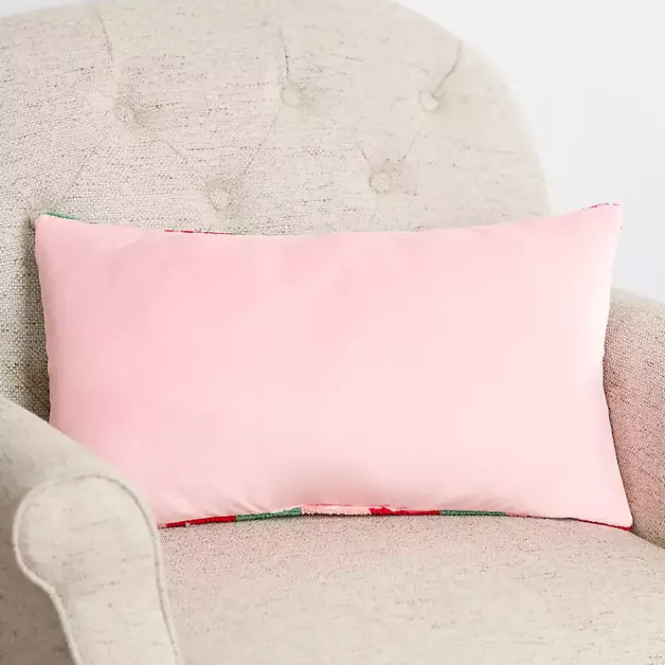 Discount Merry and Bright Striped Pillow Pillows