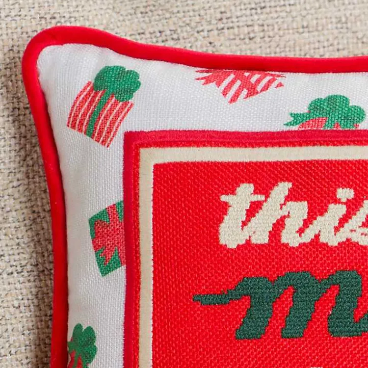 Outlet Merry as I Get Needlepoint Pillow Pillows