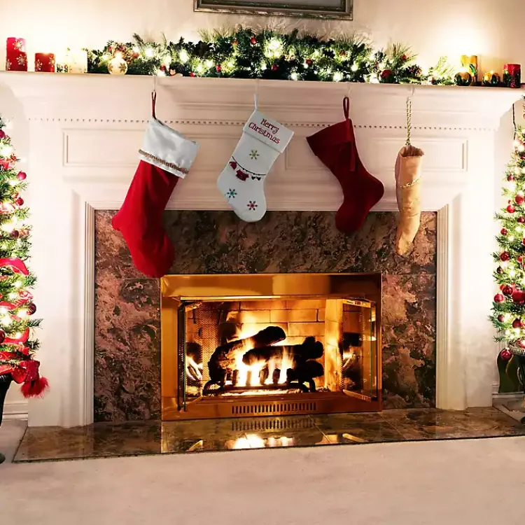 Clearance Merry Christmas Clothesline Stocking Christmas Stockings & Stocking Holders