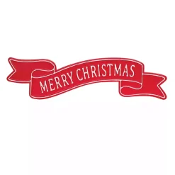 Best Merry Christmas Metal Banner Wall Sign Christmas Art & Wall Decor