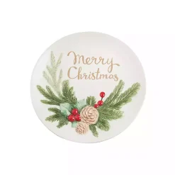 Kirklands Home Serving & Entertaining|Merry Christmas Round Serving Platter