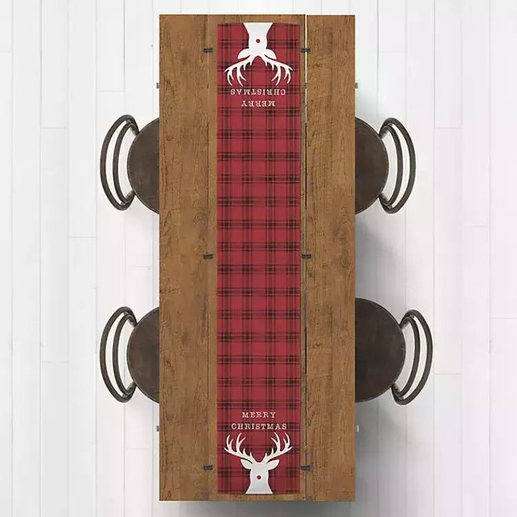 Merry Christmas Rudolf Table Runner Christmas Dining & Entertaining