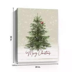 Sale Merry Christmas Woodland Canvas Print, 24x32 in. Christmas Art & Wall Decor