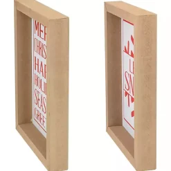 Sale Merry Let It Snow 2-pc. Christmas Wall Plaque Set Christmas Art & Wall Decor