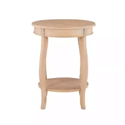 Kirklands Home Accent & End Tables|Merryweather Natural Wood Accent Table Tan