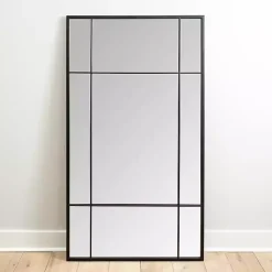 Kirklands Home Full Length & Floor Mirrors|Metal Paned Camden Leaner Mirror