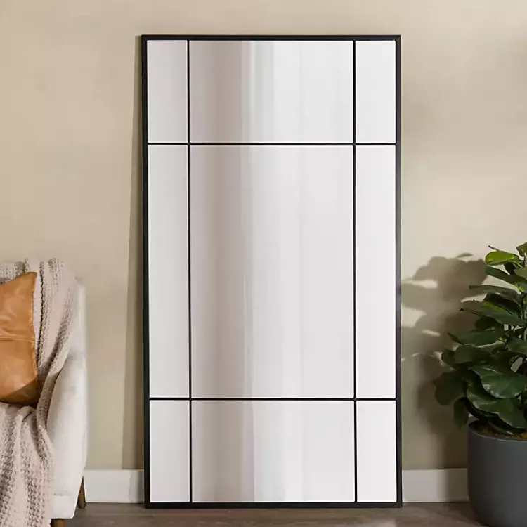 Kirklands Home Full Length & Floor Mirrors|Metal Paned Camden Leaner Mirror