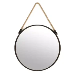 Kirklands Home Decorative Mirrors|Metal Rope Wall Mirror