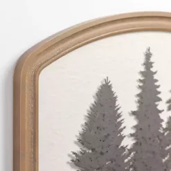 Kirklands Home Wall Plaques|Metal Tree Scene Framed Wall Plaque