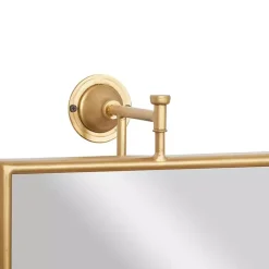 Kirklands Home Decorative Mirrors|Metallic Metal Frame Wall Mirror Gold