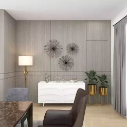 Kirklands Home Planters|Metallic Planters with Stands, Set of 2 Gold