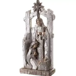 Online Metallic Holy Family Nativity Christmas Decorations