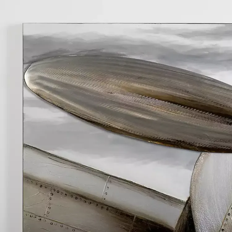 Kirklands Home Canvas Art|Metallic Propeller Canvas Art Print