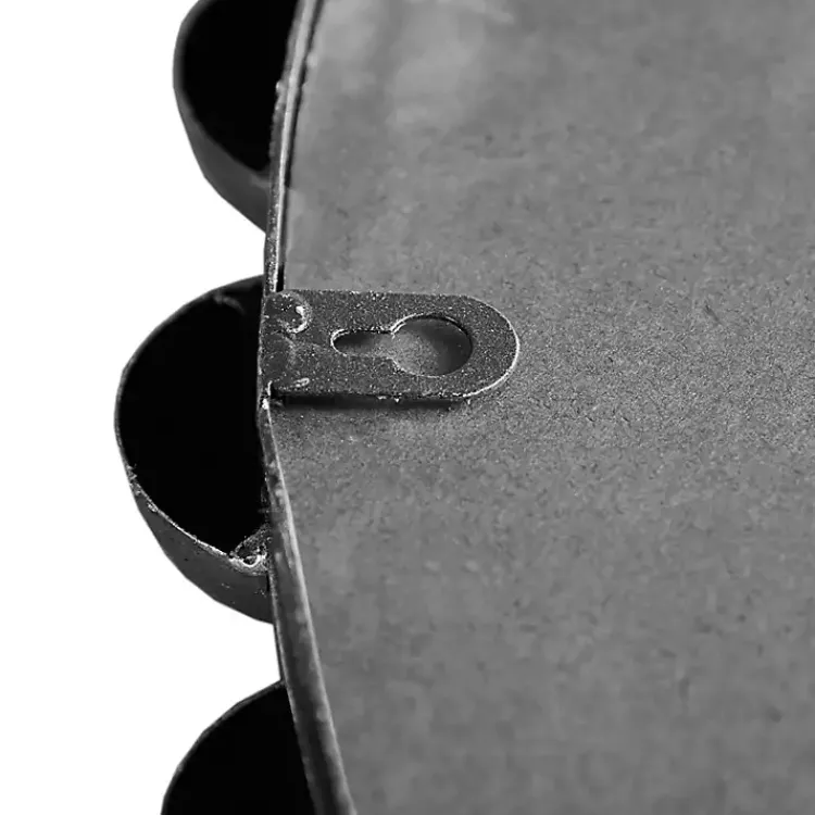 Kirklands Home Decorative Mirrors|Metallic Foiled Beaded Wall Mirror SIlver