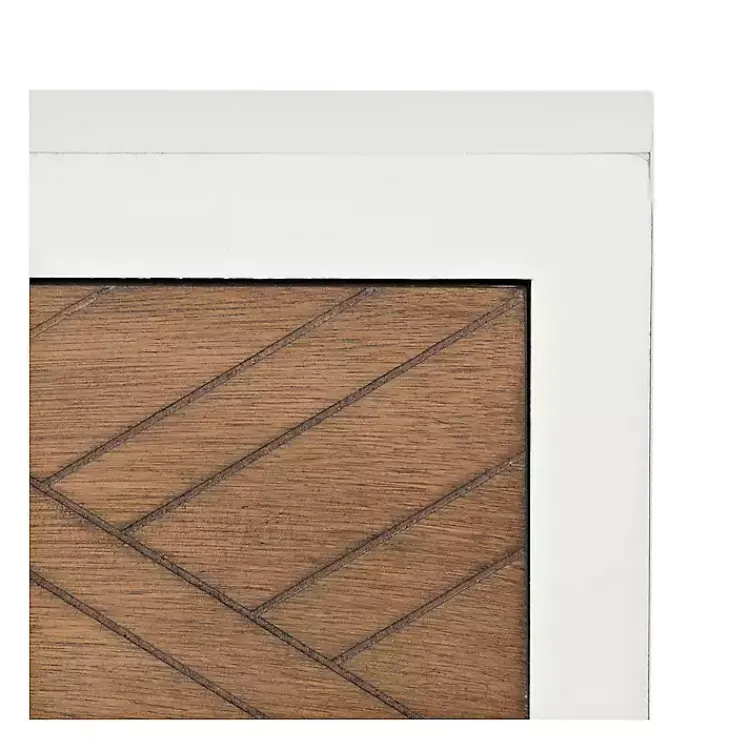 Kirklands Home Accent & End Tables|Milo Honey Herringbone Accent Table