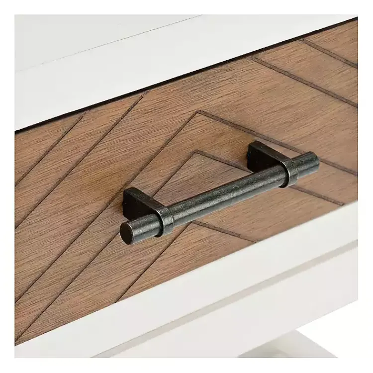 Kirklands Home Accent & End Tables|Milo Honey Herringbone Accent Table