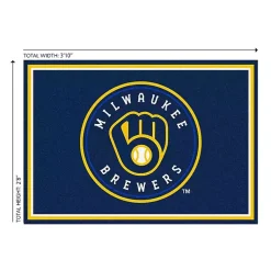 Kirklands Home Area Rugs|Milwaukee Brewers Spirit Rug, 3x4