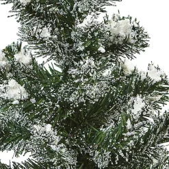 Discount Mini Pine Trees in Tin Planters, Set of 2 Christmas Arrangements & Garland