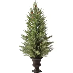 Online Mini Spruce Tree in Urn Planter Christmas Arrangements & Garland