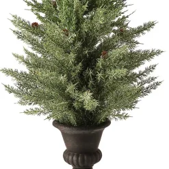 Online Mini Spruce Tree in Urn Planter Christmas Arrangements & Garland
