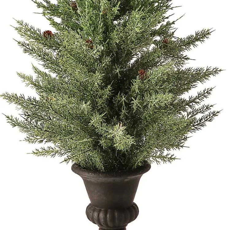 Online Mini Spruce Tree in Urn Planter Christmas Arrangements & Garland