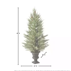 Online Mini Spruce Tree in Urn Planter Christmas Arrangements & Garland