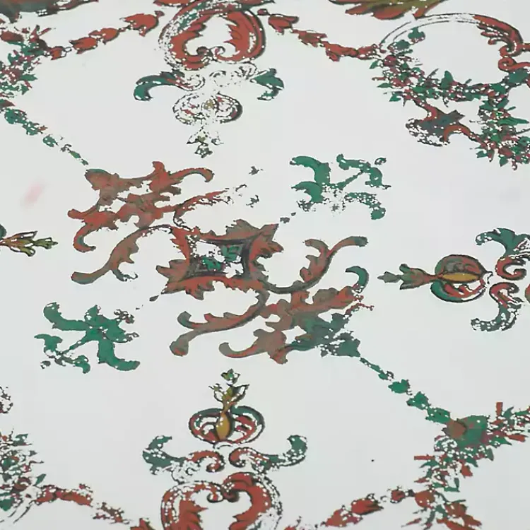 Clearance Mirrored Moroccan Pattern Tray with Gold Edges Decorative Trays