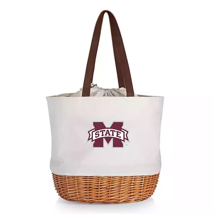 Kirklands Home Serving & Entertaining|Mississippi State Canvas Tote Bag Red