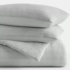 Kirklands Home Comforters|Mist Waffle Ultra-Soft 3-pc. Twin Comforter Set Green