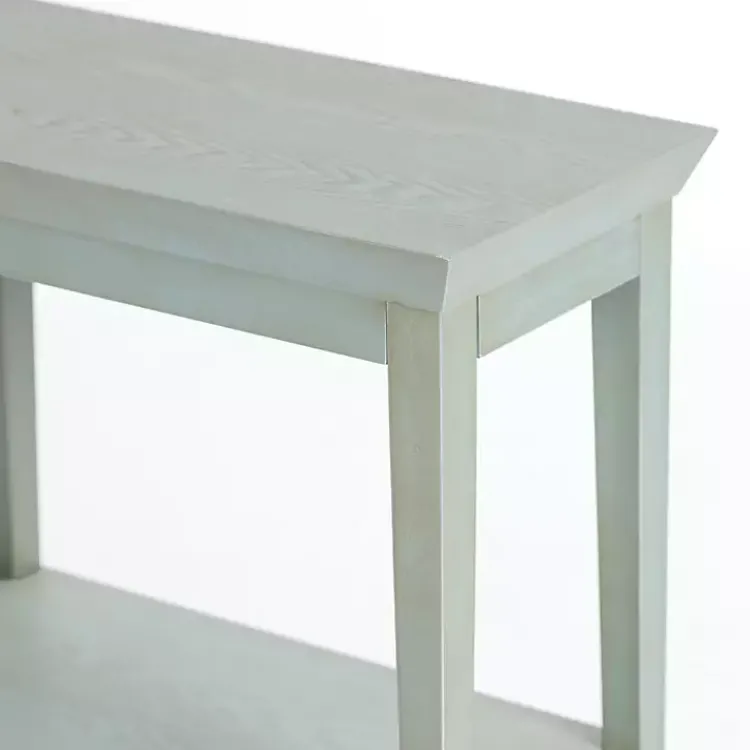 Kirklands Home Accent & End Tables|Mist Wood Marlee Side Table Blue