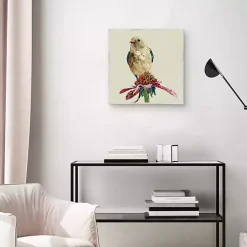 Kirklands Home Framed Art|Mixed Media Bird II Framed Canvas Art Print