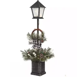 Online Mixed Pine Black LED Christmas Lantern Christmas Decorations