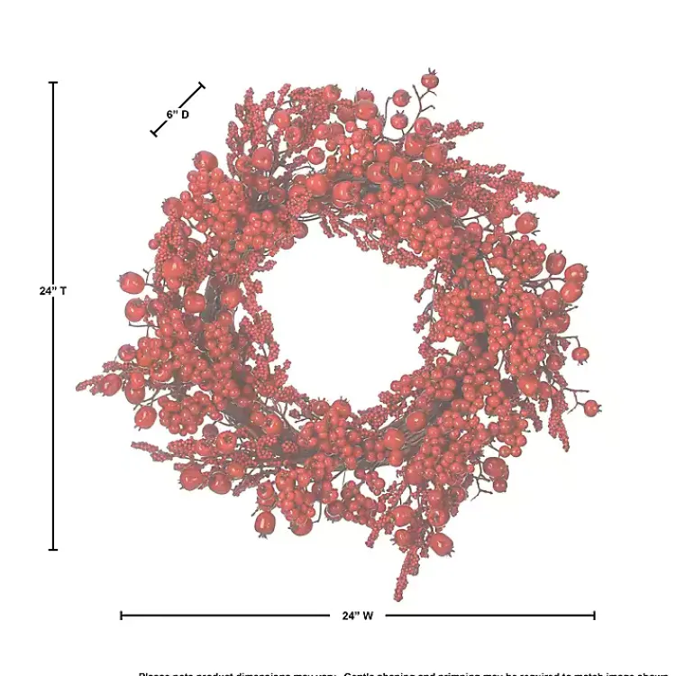 Hot Mixed Berry Wreath Christmas Wreaths