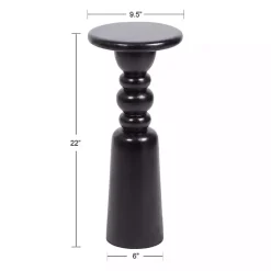 Kirklands Home Accent & End Tables|Modern Tirollo Accent Table Black