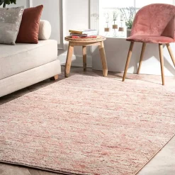 Kirklands Home Area Rugs|Modern Hattie Area Rug, 5x8 Orange