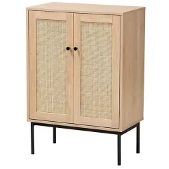 Kirklands Home Cabinets & Sideboards|Modern Natural Wood Rat Cabinet Tan