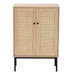 Kirklands Home Cabinets & Sideboards|Modern Natural Wood Rat Cabinet Tan