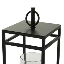 New Modern Vintage Iron Framed Lantern, 18 in. Lanterns