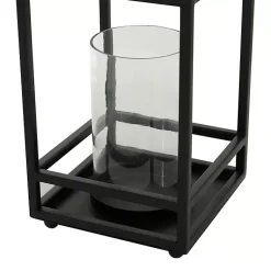 New Modern Vintage Iron Framed Lantern, 18 in. Lanterns