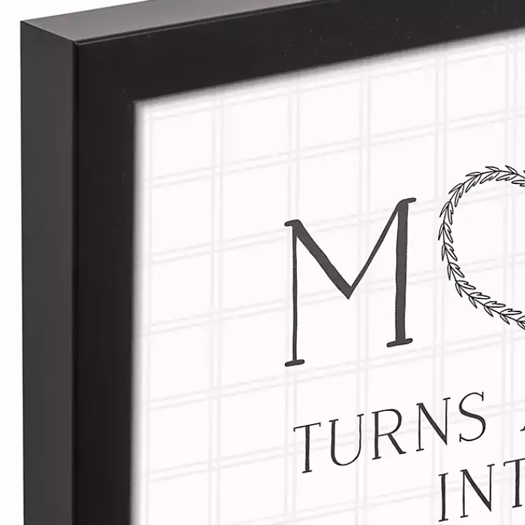 Kirklands Home Wall Quotes & Signs|Mom Turns a House into a Home Framed Canvas Print