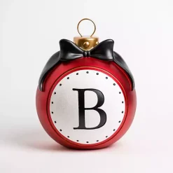 Hot Monogram B Outdoor Christmas Ornament Monogram Seasonal Decor